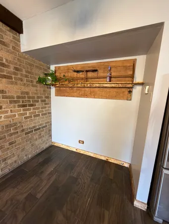 a view of wooden floor