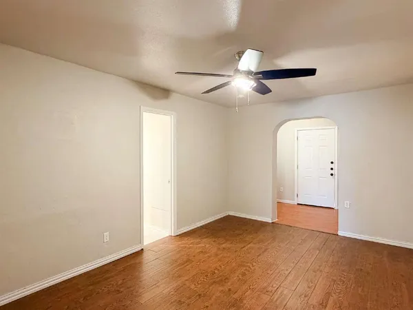 wooden floor in an empty room