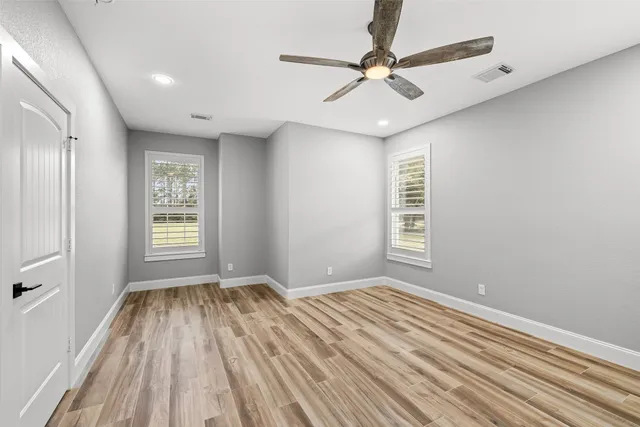 a view of a livingroom with a window