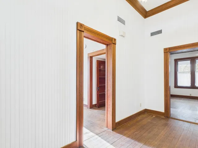 a view of an front door