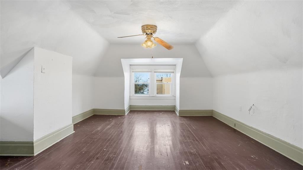 2129 Vodeli Street Pittsburgh, PA 15216 - Photo 27 of 35 a view of empty room with wooden floor and fan