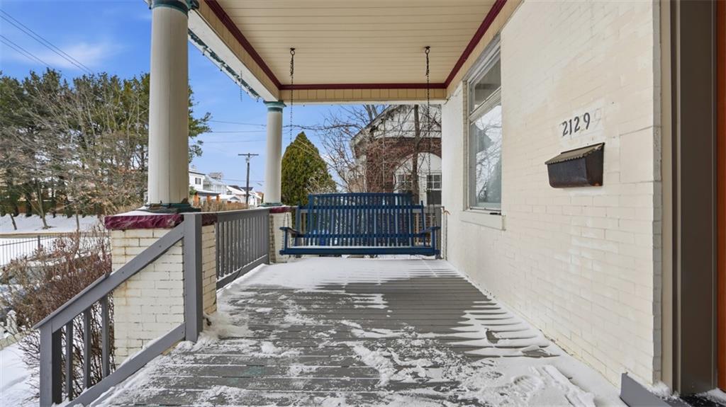 2129 Vodeli Street Pittsburgh, PA 15216 - Photo 3 of 35 a view of street from balcony