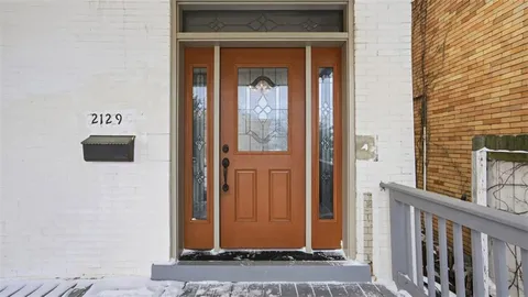 a view of a front door of house