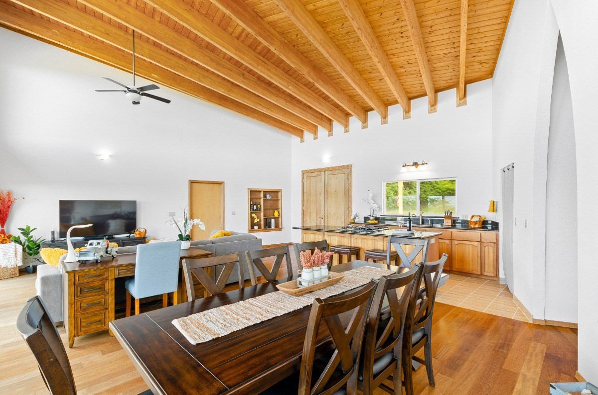 2100 Kaiwiki Road Hilo, HI 96720 - Photo 5 of 29 a view of a dining room with furniture window and outside view