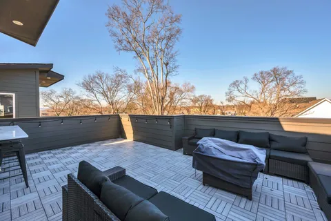 a view of sitting area in balcony