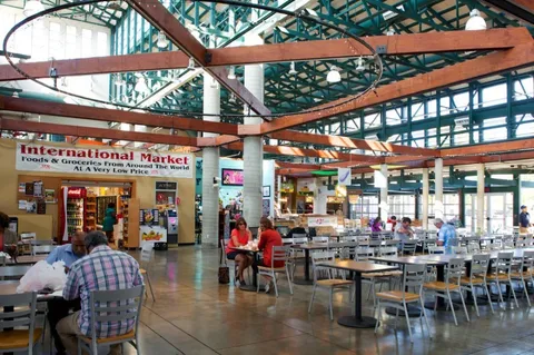 a view of a outdoor space with sitting area