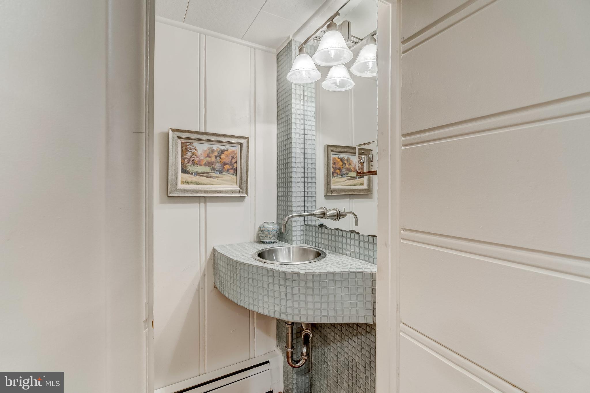 126 Round Bay Road Severna Park, MD 21146 - Photo 15 of 80 Powder room with intricate tile