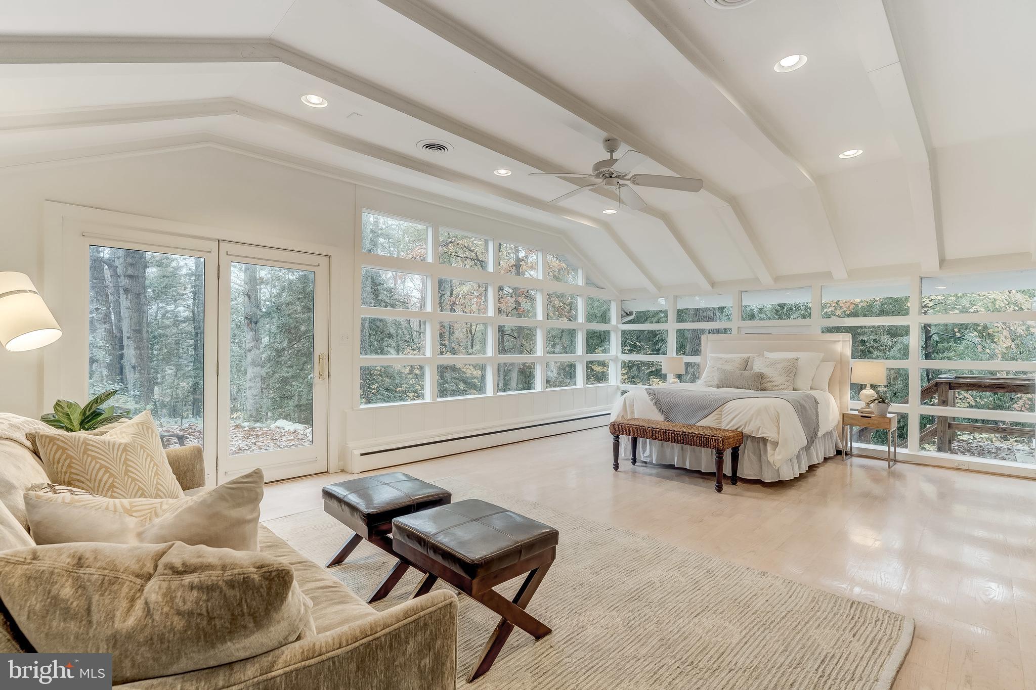 126 Round Bay Road Severna Park, MD 21146 - Photo 28 of 80 Stunning bedroom with wooded backdrop