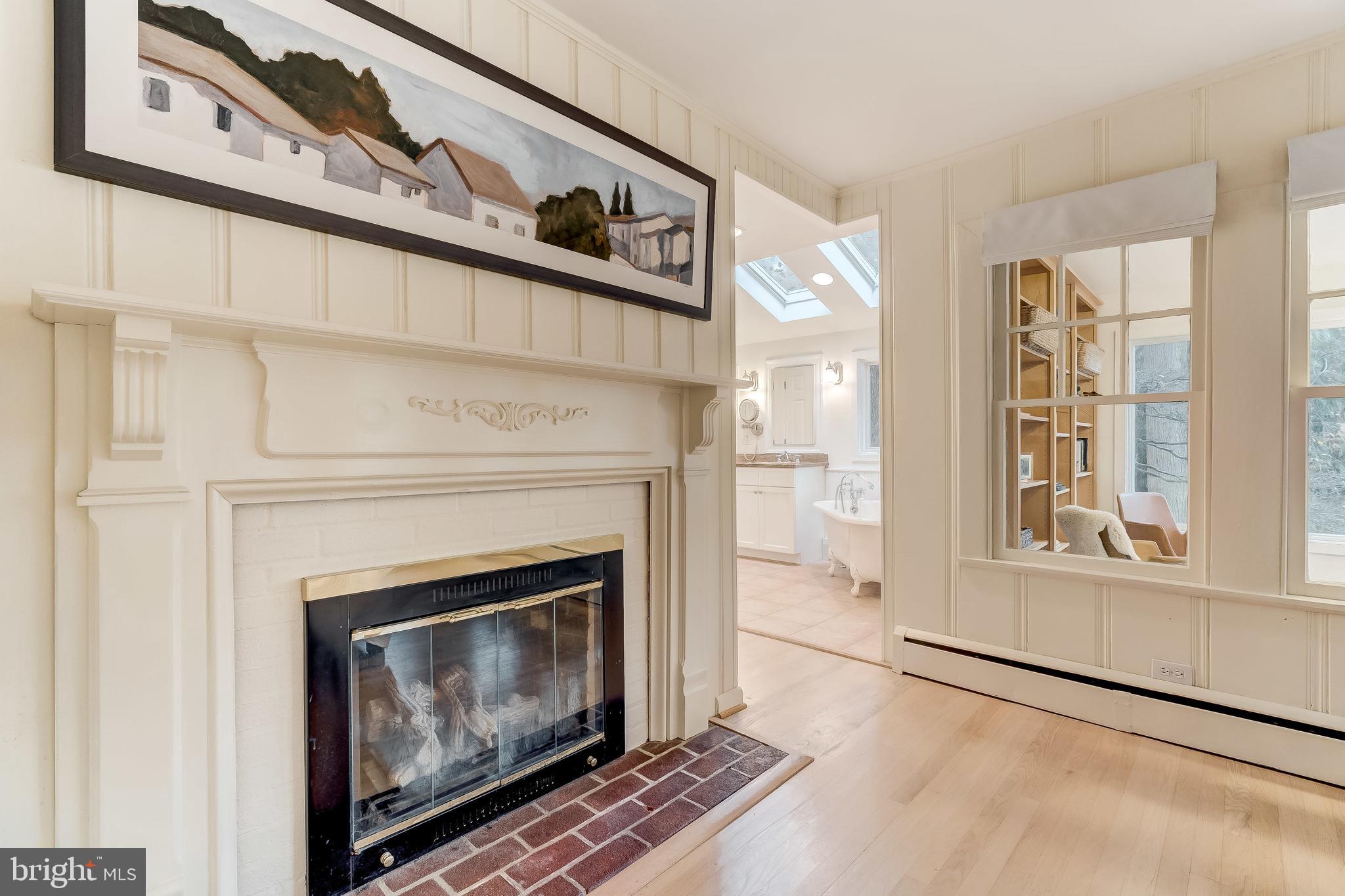 126 Round Bay Road Severna Park, MD 21146 - Photo 41 of 80 Primary suite with cozy gas fireplace
