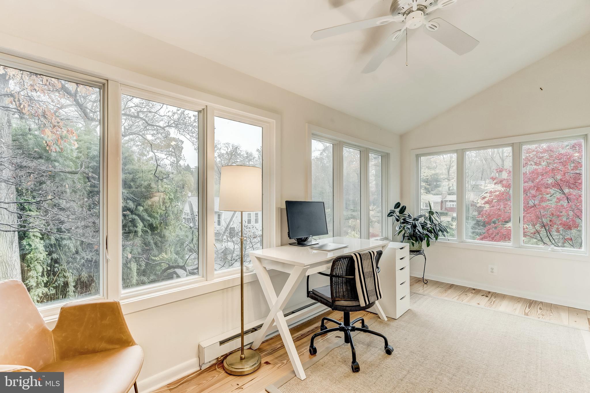 126 Round Bay Road Severna Park, MD 21146 - Photo 47 of 80 Wall of windows highlight the serene office