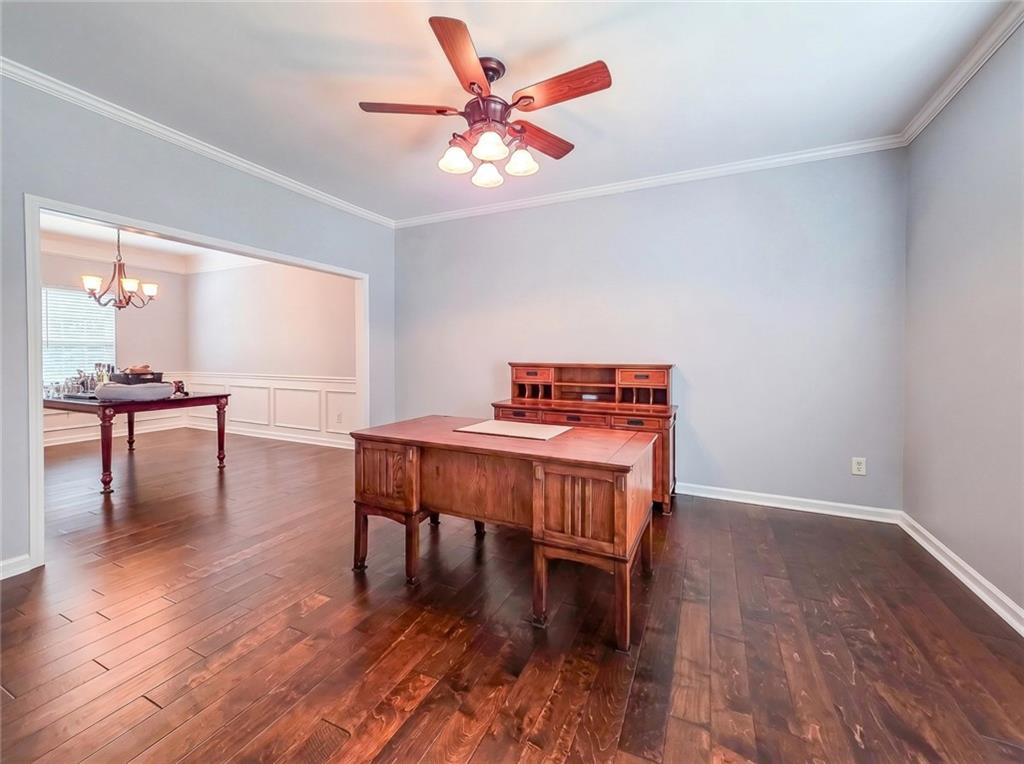 43 Ivy Mist Lane Acworth, GA 30101 - Photo 4 of 58 a dining room with furniture and wooden floor