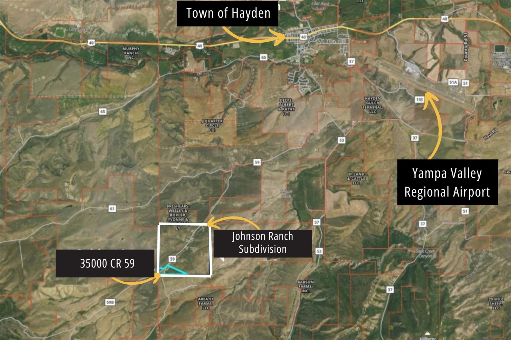 35000 County Road 59 Hayden, CO 81639 - Photo 18 of 18 a view of a sign board