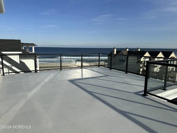 a view of a balcony