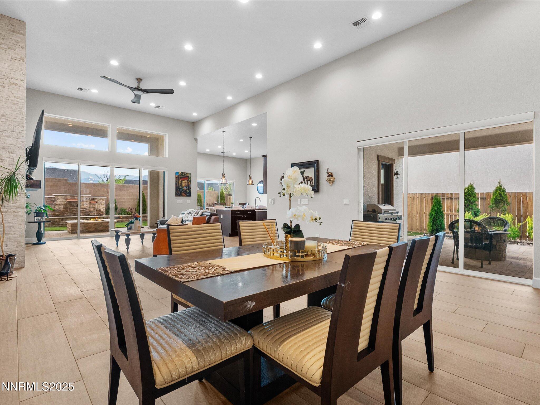 13545 Cobalt Sky Street Reno, NV 89521 - Photo 32 of 96 a view of a dining room and livingroom view
