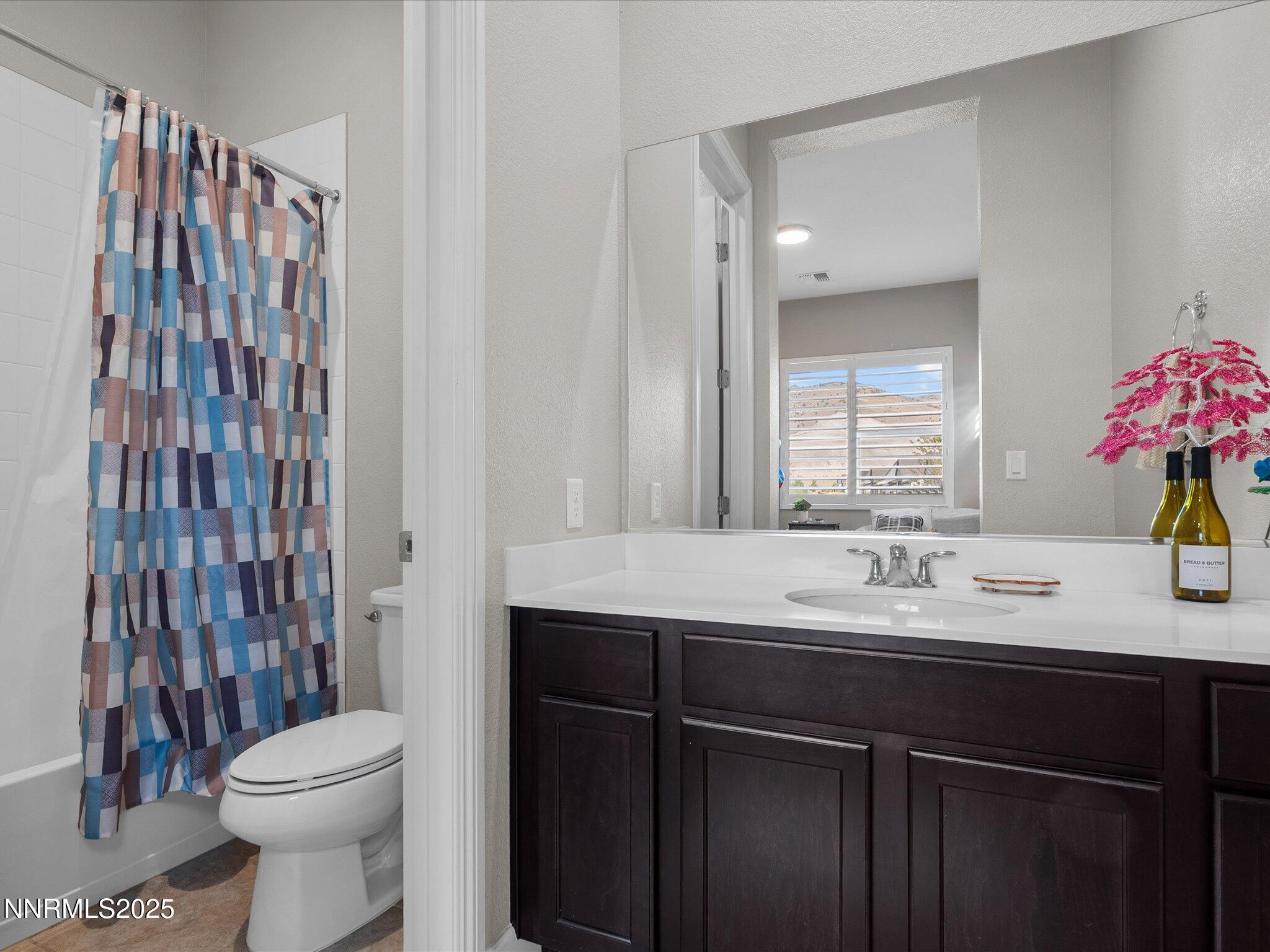 13545 Cobalt Sky Street Reno, NV 89521 - Photo 57 of 96 a bathroom with a sink vanity mirror and toilet