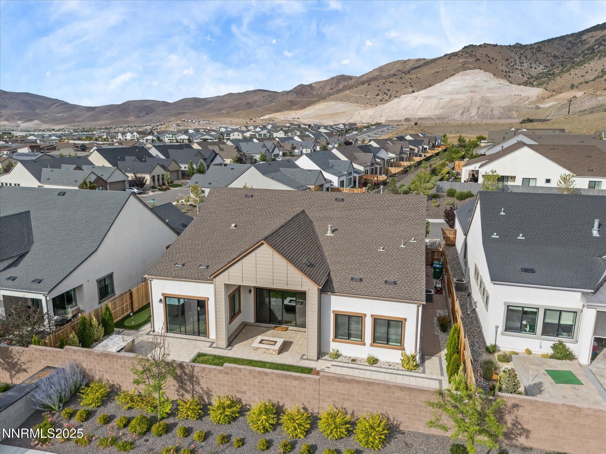13545 Cobalt Sky Street Reno, NV 89521 - Photo 80 of 96 an aerial view of a house with a yard