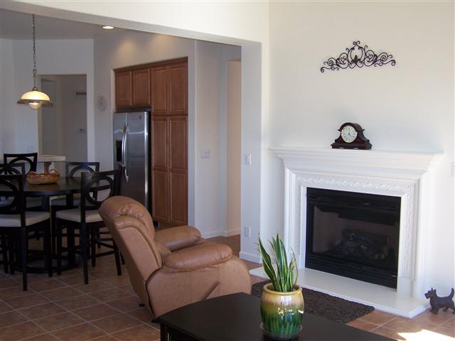 880 Sienna Reno, NV 89512 - Photo 4 of 9 a living room with furniture a fireplace and a potted plant