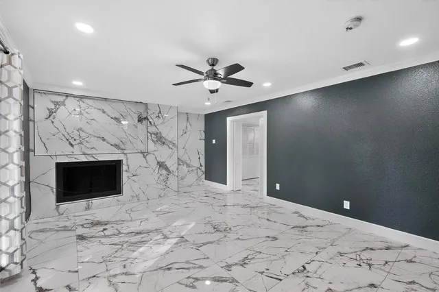 a view of a livingroom with a fireplace