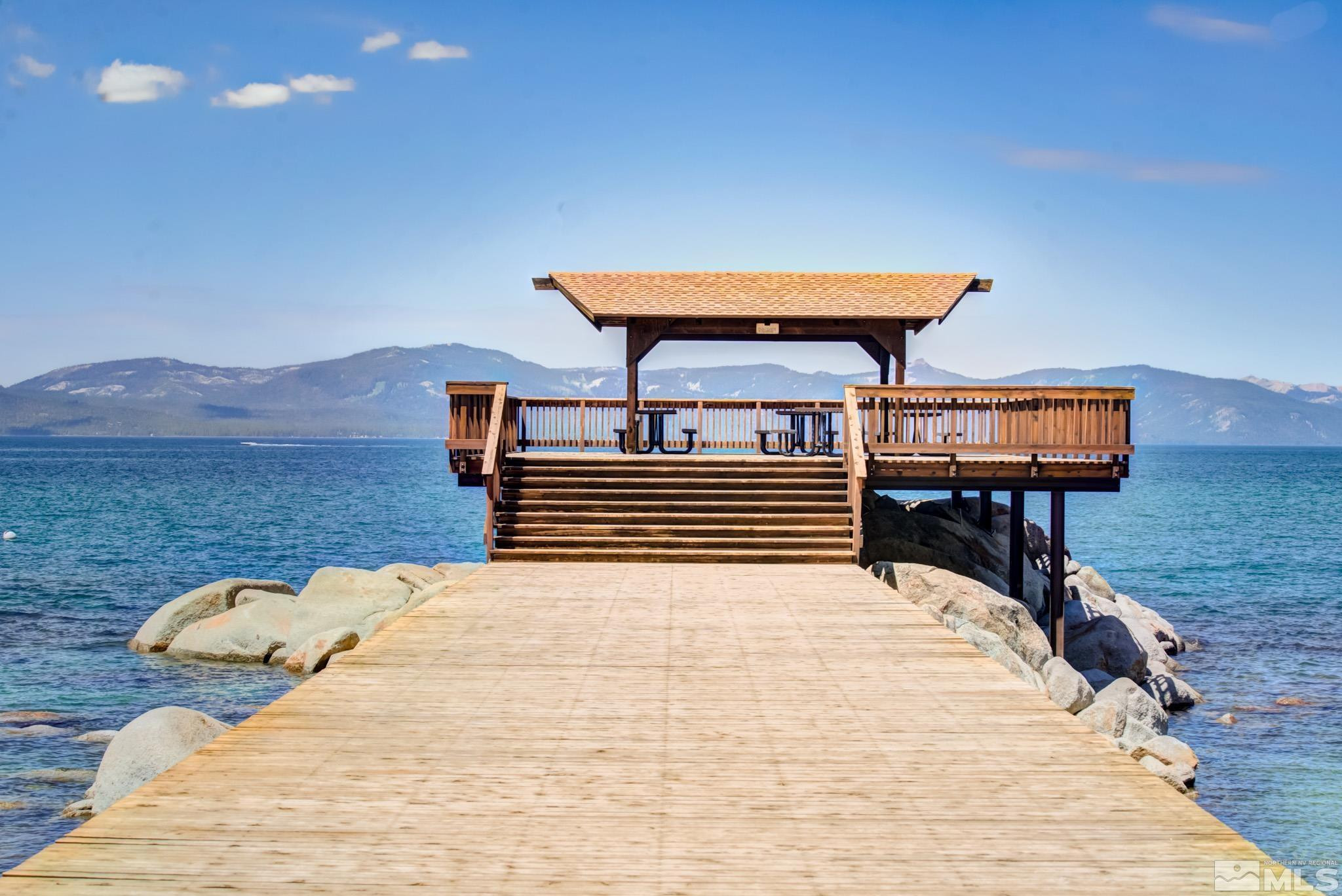 209 Sugar Zephyr Cove, NV 89448 - Photo 34 of 40 a balcony view with a seating space