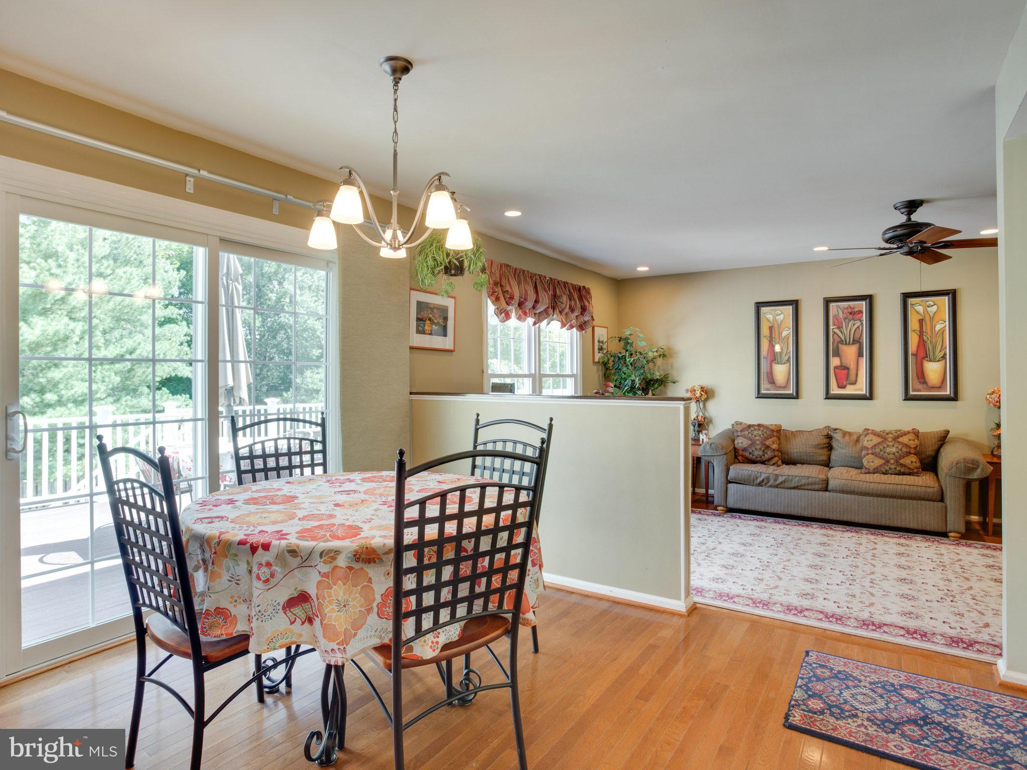 120 Environs Road Sterling, VA 20165 - Photo 11 of 30 Sliding Doors Take You to Back Deck
