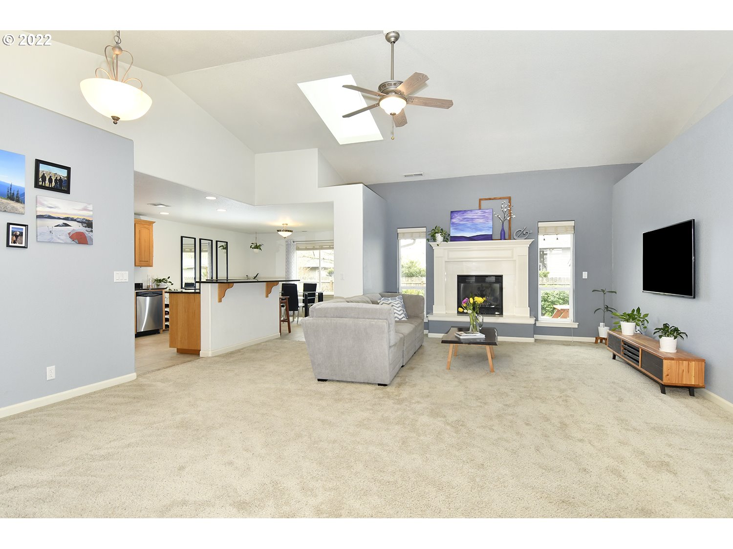 829 T Street Springfield, OR 97477 - Photo 3 of 20 a living room with furniture and a flat screen tv