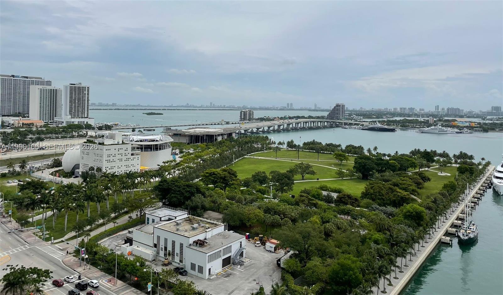 888 Biscayne Boulevard, Unit 1810 Miami, FL 33132 - Photo 9 of 28 a view of a city and lake