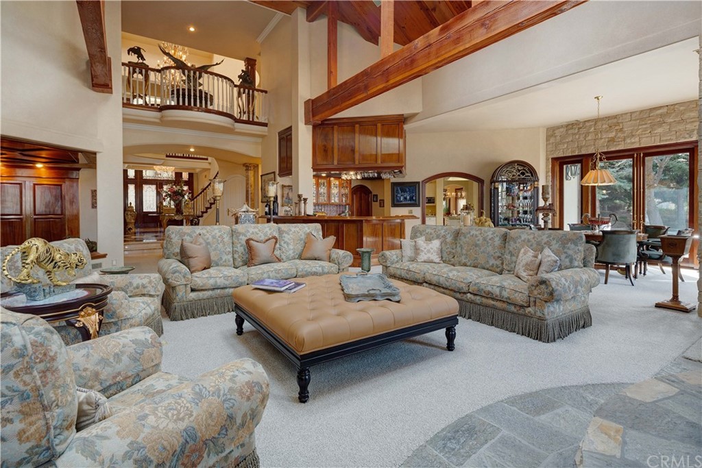 15733 Juniper Peak Road Weed, CA 96094 - Photo 28 of 74 a living room with furniture and a large window