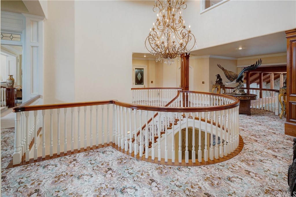 15733 Juniper Peak Road Weed, CA 96094 - Photo 61 of 74 a view of entryway with a chandelier