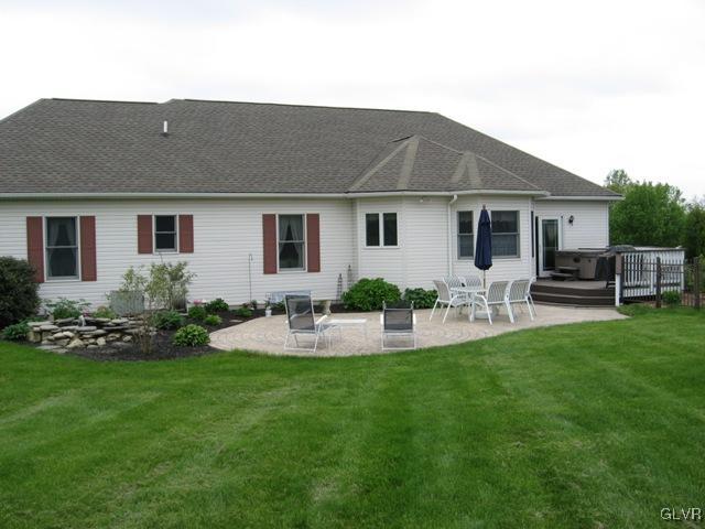 195 West Butternut Road Hellertown, PA 18055 - Photo 19 of 23 a front view of house with yard and green space