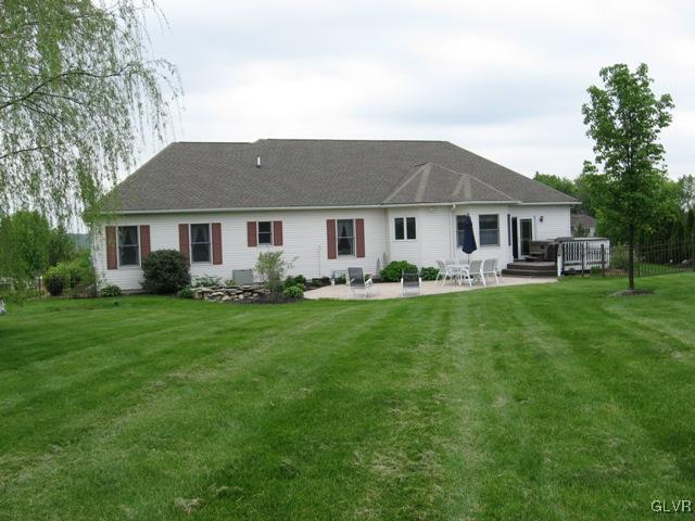 195 West Butternut Road Hellertown, PA 18055 - Photo 20 of 23 a front view of house with yard and green space