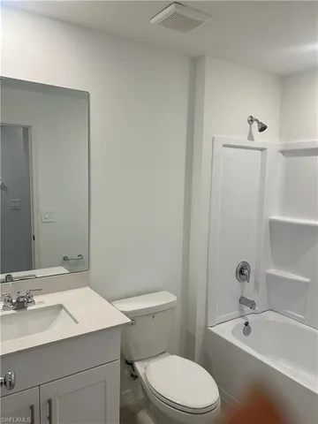 a view of a room with a door