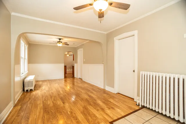 a view of a room with a natural light