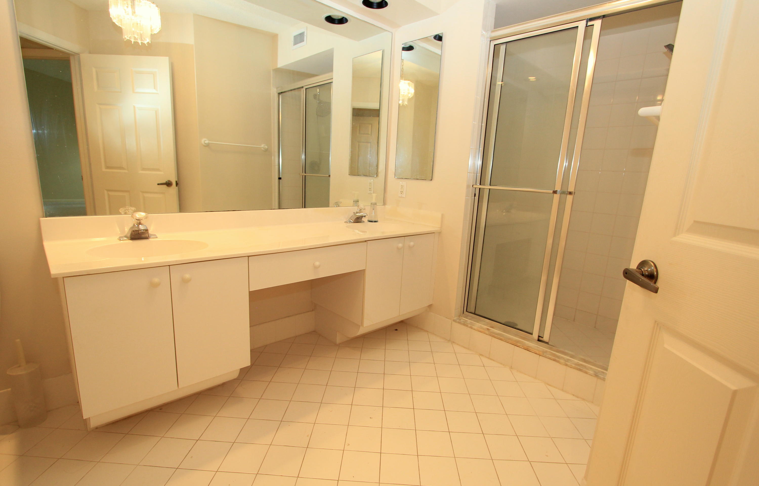 17263 Boca Club Boulevard, Unit 8 Boca Raton, FL 33487 - Photo 12 of 24 master bathroom unfurnished