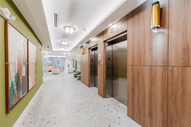 a front view of a building