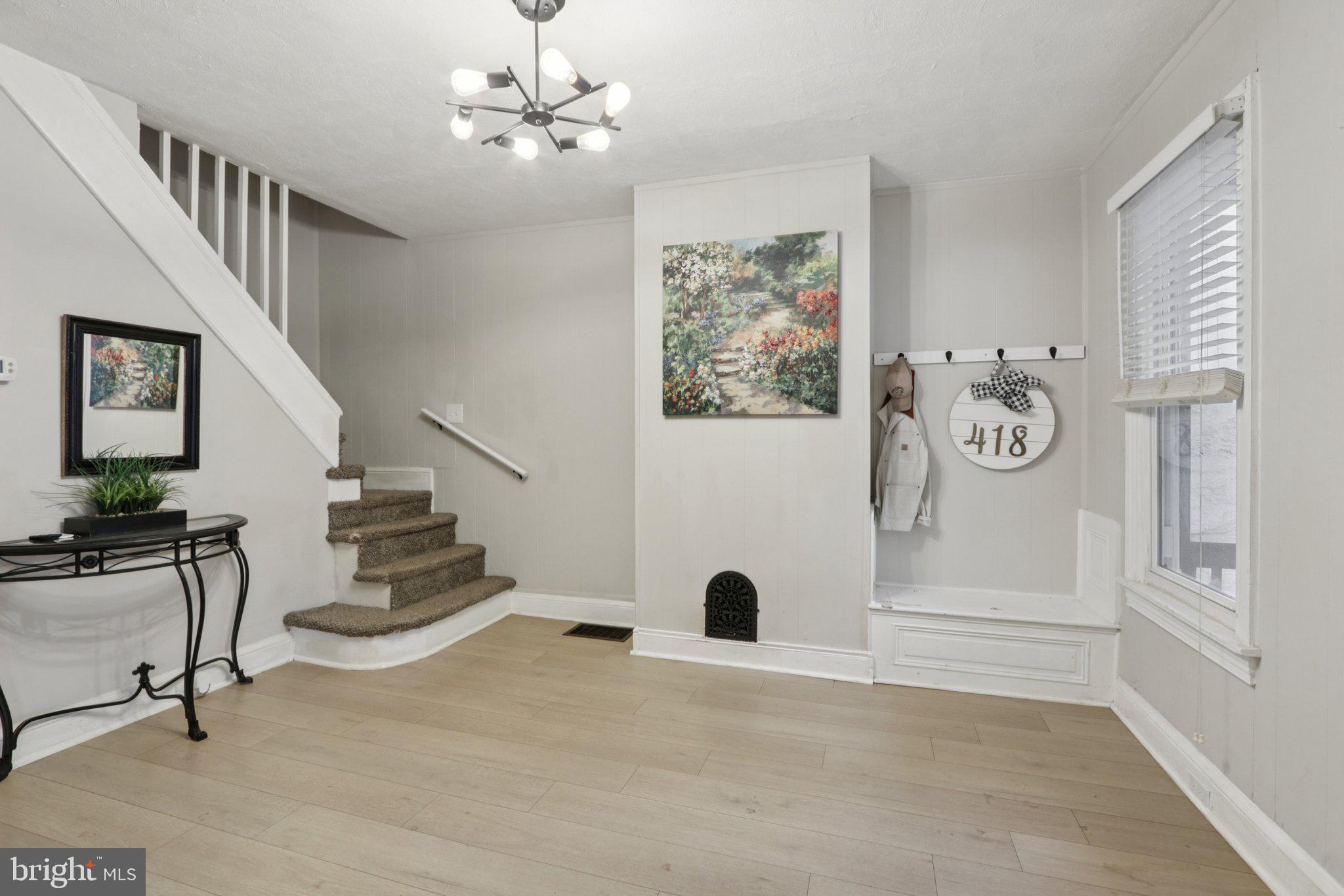 418 Walnut Street Pottstown, PA 19464 - Photo 11 of 52 a view of entryway and hall with a door