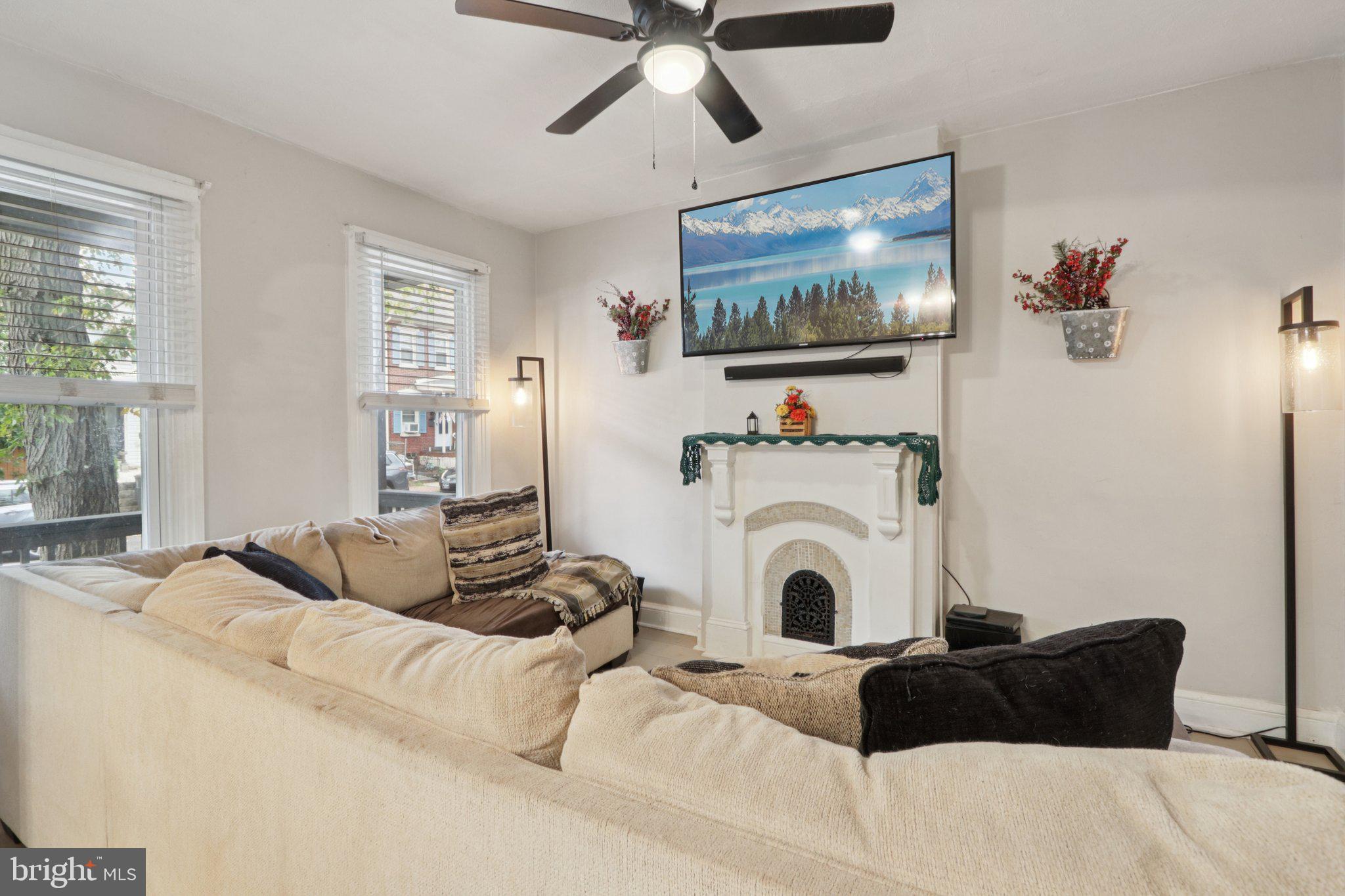 418 Walnut Street Pottstown, PA 19464 - Photo 17 of 52 a bedroom with a bed and a flat screen tv