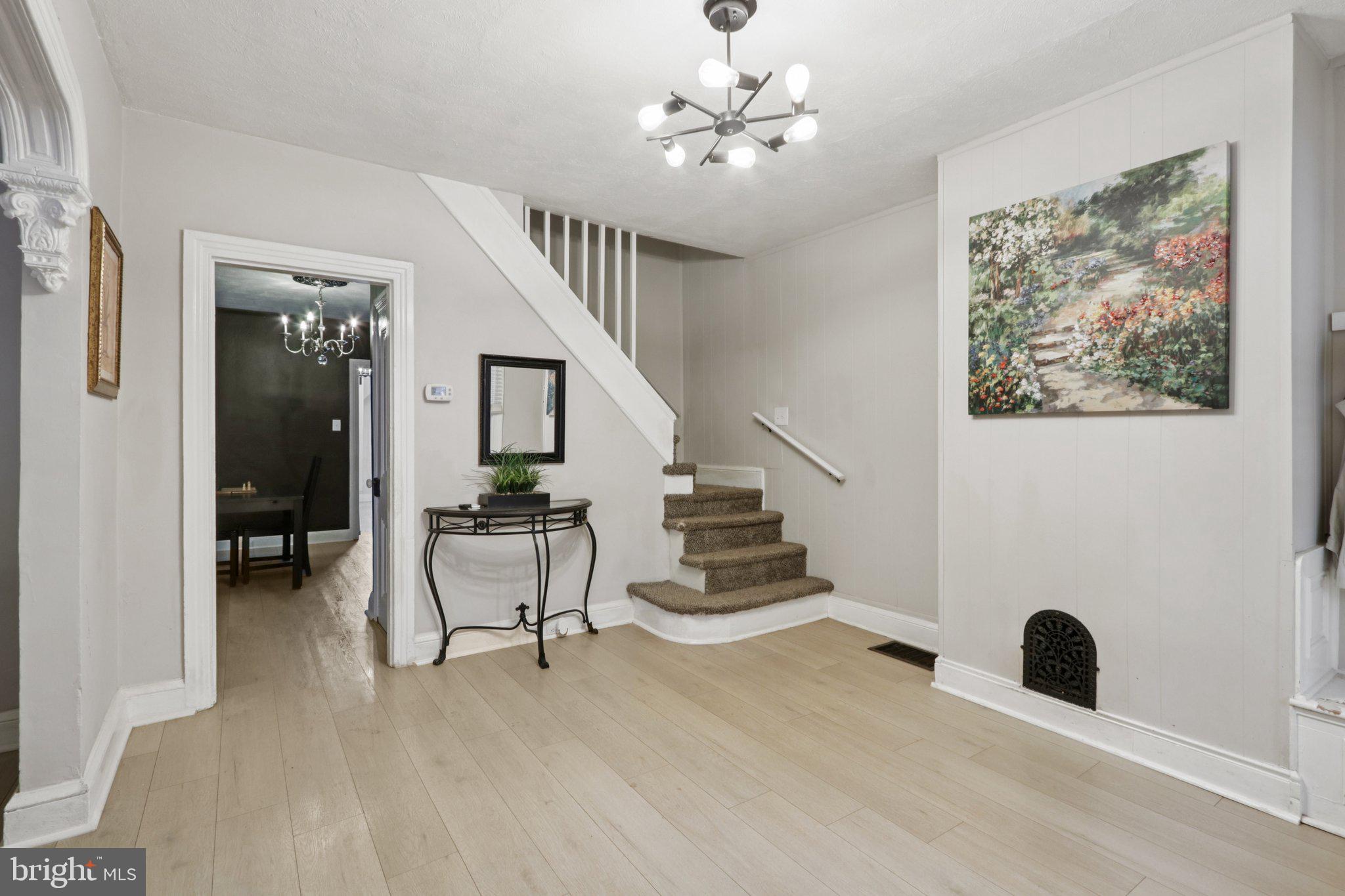 418 Walnut Street Pottstown, PA 19464 - Photo 18 of 52 a view of entryway and hall with wooden floor