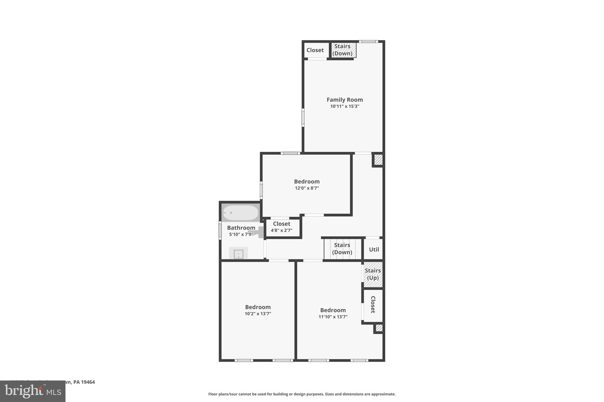 418 Walnut Street Pottstown, PA 19464 - Photo 50 of 52 a picture of a floor plan