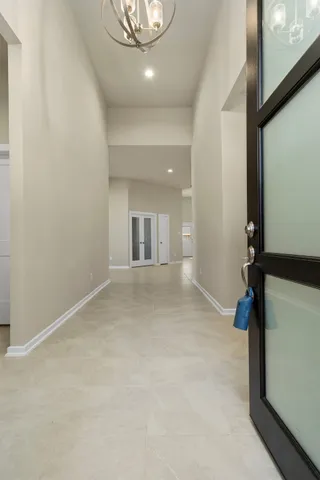 a view of empty room