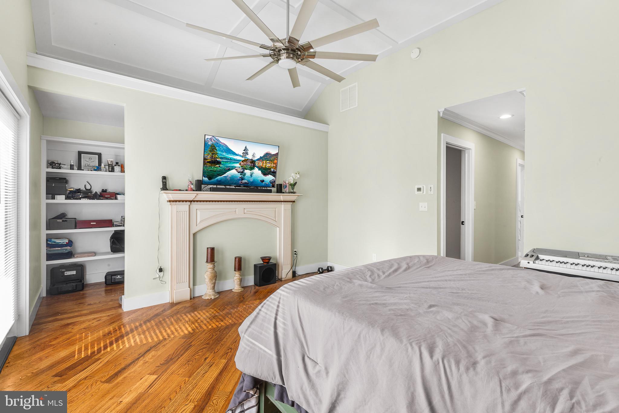 118 Blough Road Fairless Hills, PA 19030 - Photo 24 of 37 a bedroom with a bed and a flat screen tv