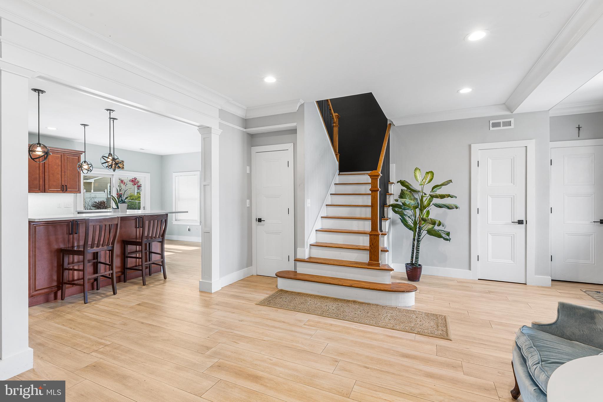 118 Blough Road Fairless Hills, PA 19030 - Photo 6 of 37 a view of a livingroom with furniture and wooden floor