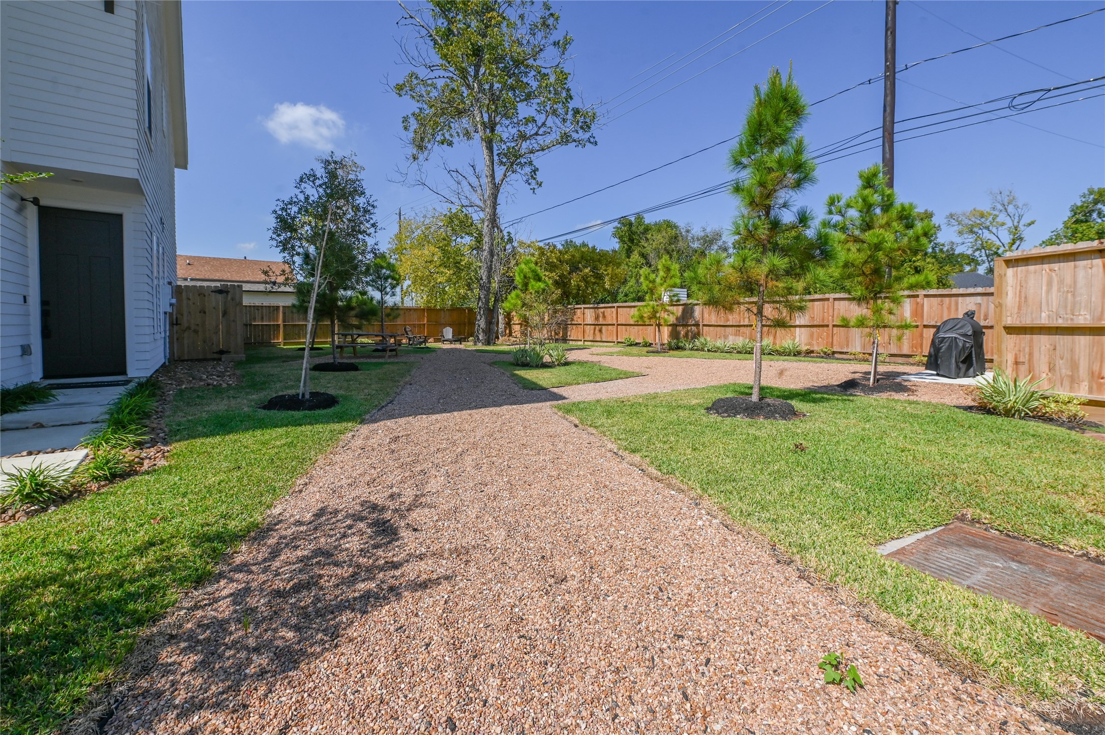 7607 Victory Reserve Street Houston, TX 77088 - Photo 46 of 50 a view of a backyard with a garden