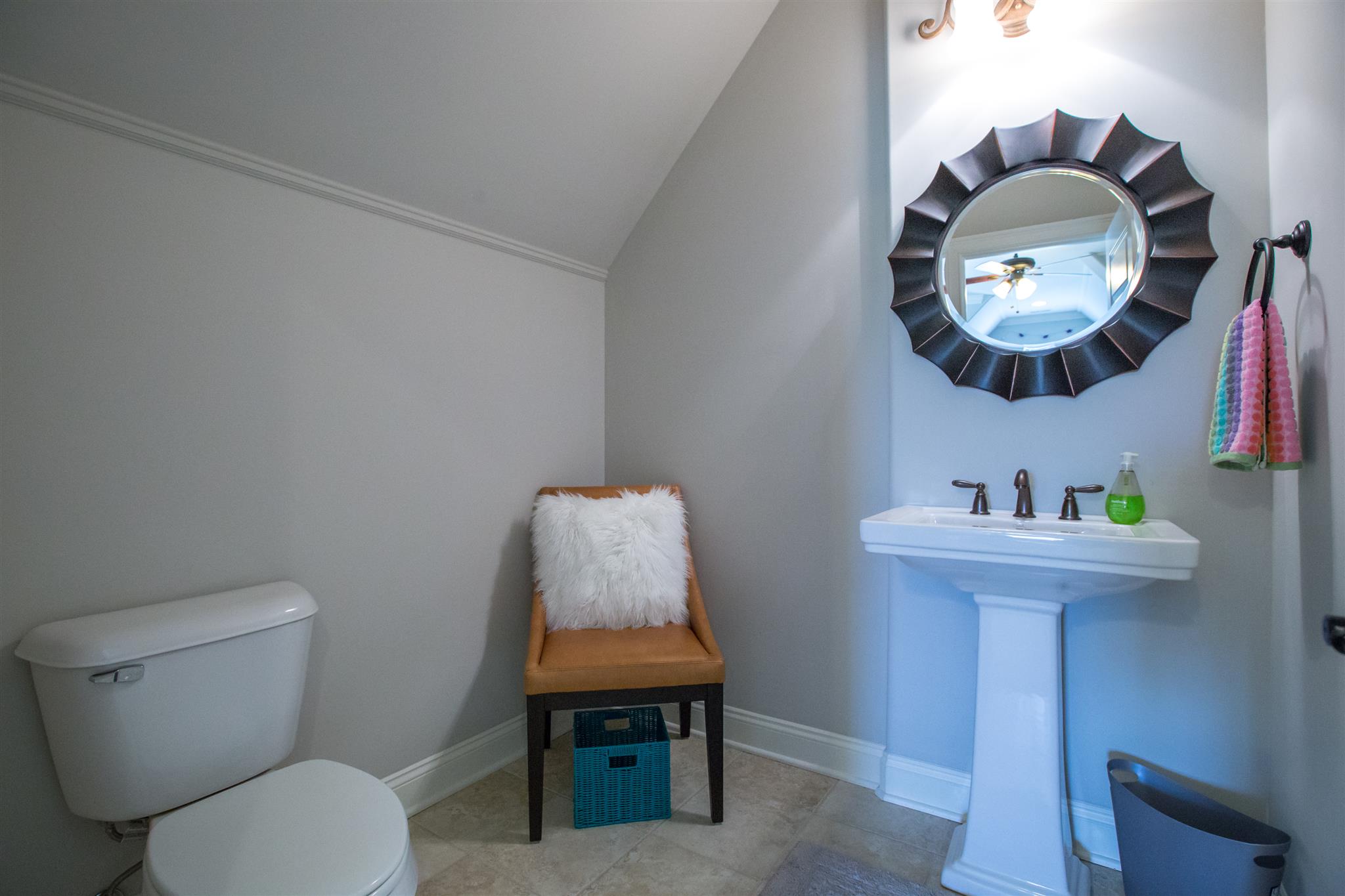 100 Truman Road West Franklin, TN 37064 - Photo 21 of 24 a bathroom with a toilet a sink and mirror