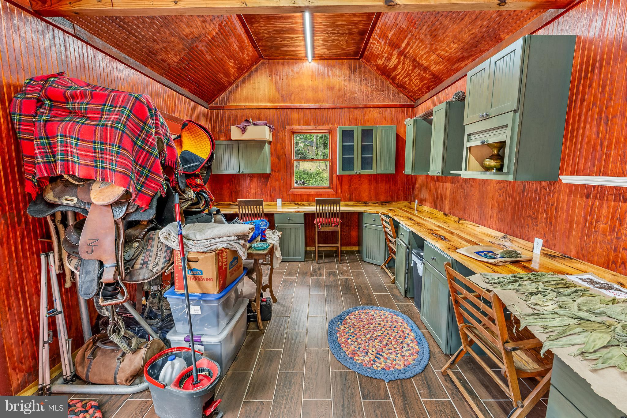1305 Whispering Pines Road Paw Paw, WV 25434 - Photo 35 of 59 Inside shed w/ A/C