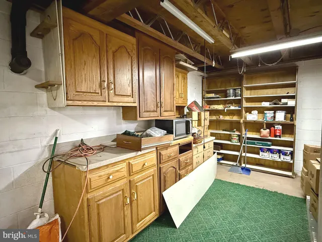 a room with gym equipment