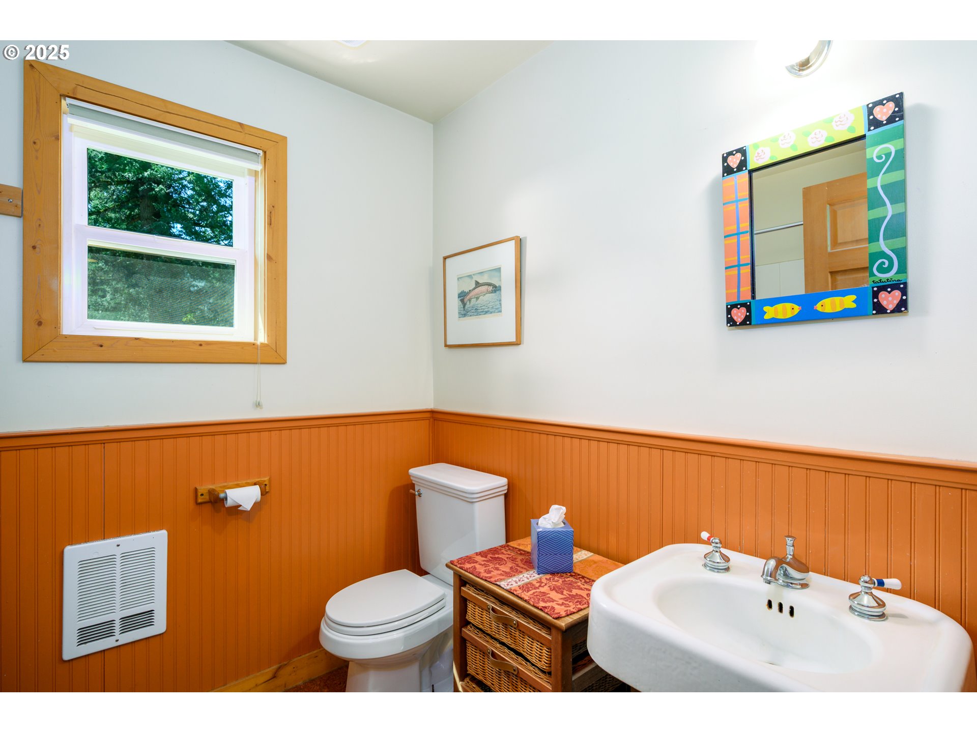 38305 Lower Brice Creek Road Dorena, OR 97434 - Photo 11 of 40 a bathroom with a toilet sink and mirror