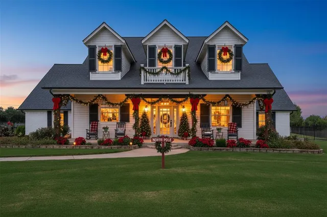 a garden view with a seating space