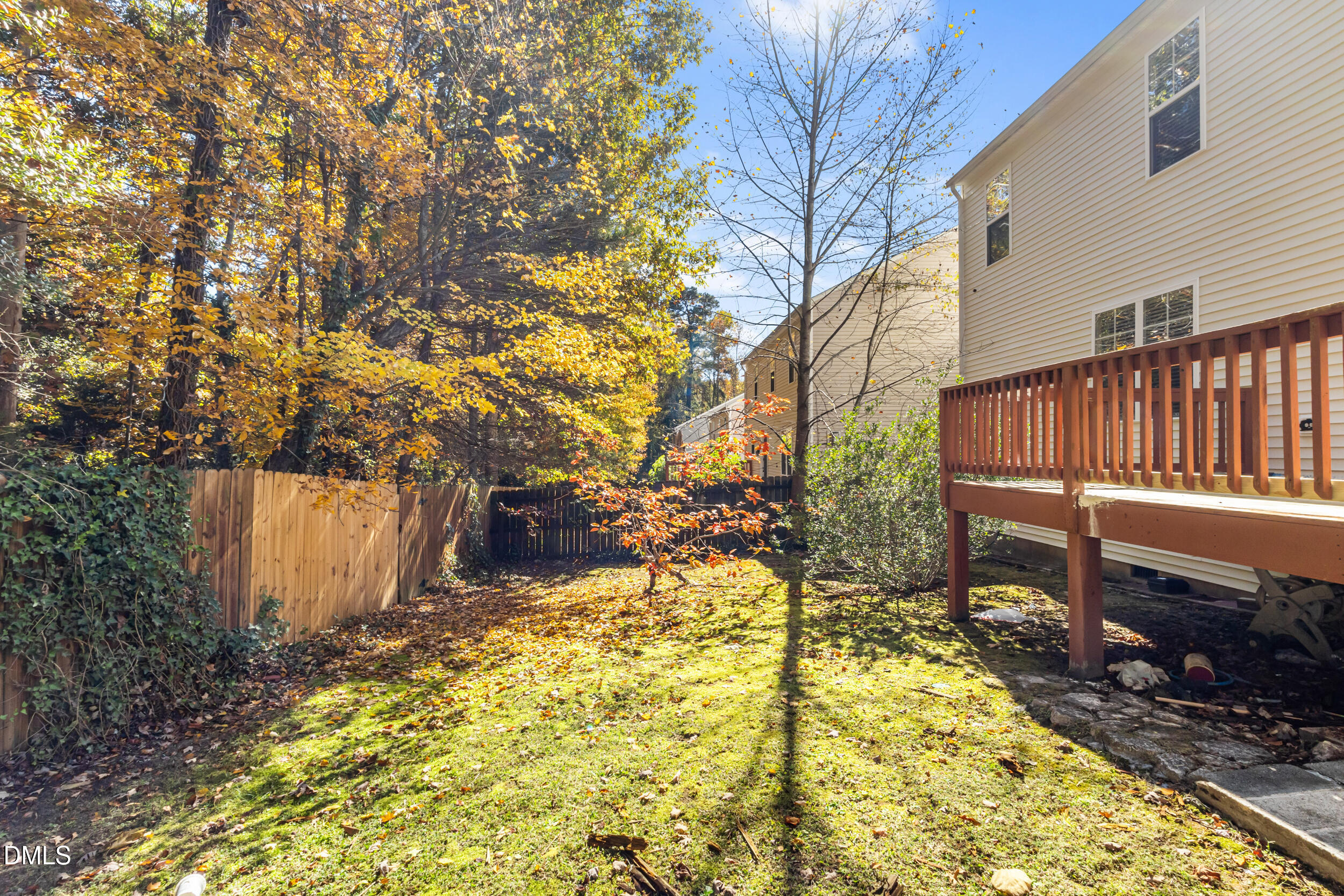 3748 Charleston Park Drive Raleigh, NC 27604 - Photo 30 of 34 a view of a backyard of the house