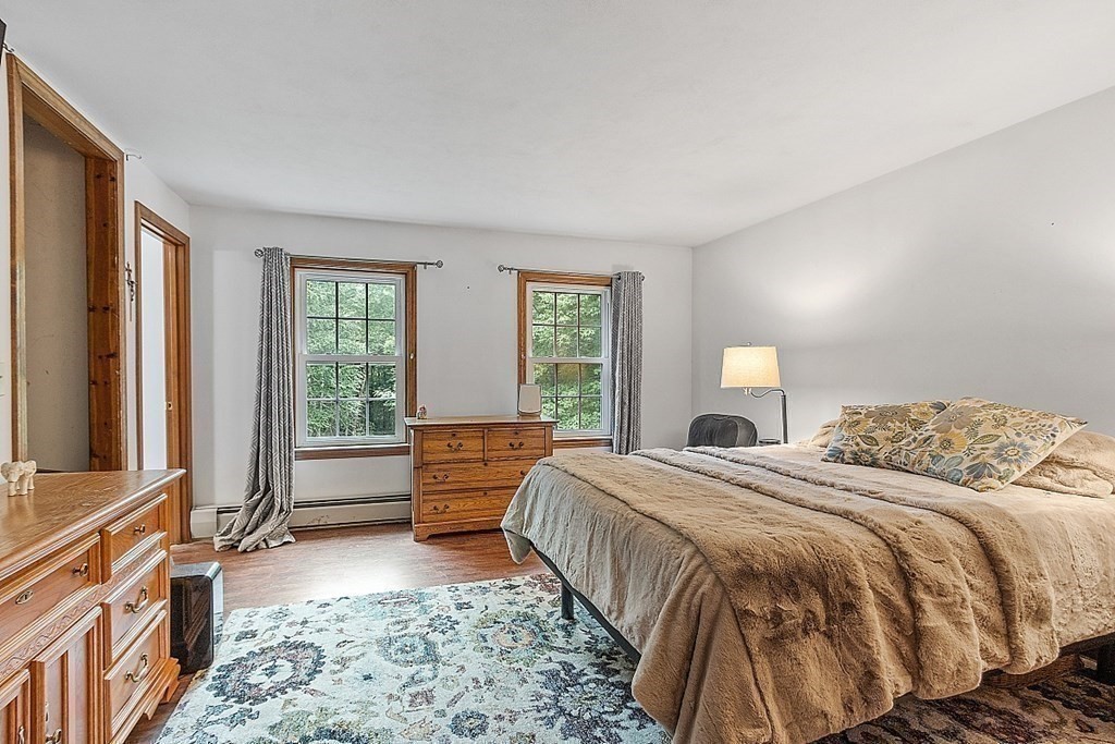 102 B Lunenburg Road Townsend, MA 01474 - Photo 26 of 41 a bedroom with a bed and glass windows