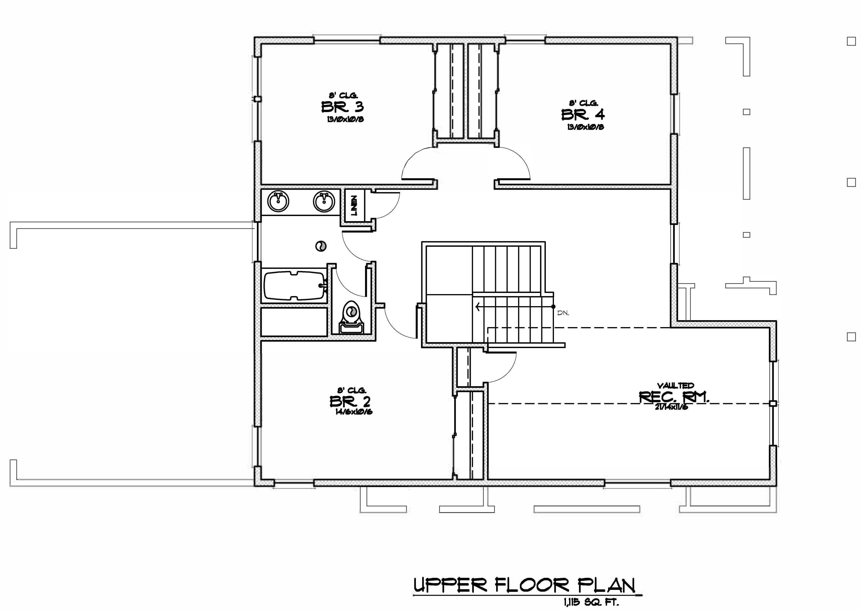 20454 Murphy Road, Unit LOT29 Bend, OR 97702 - Photo 35 of 35 Upper Floor Plan